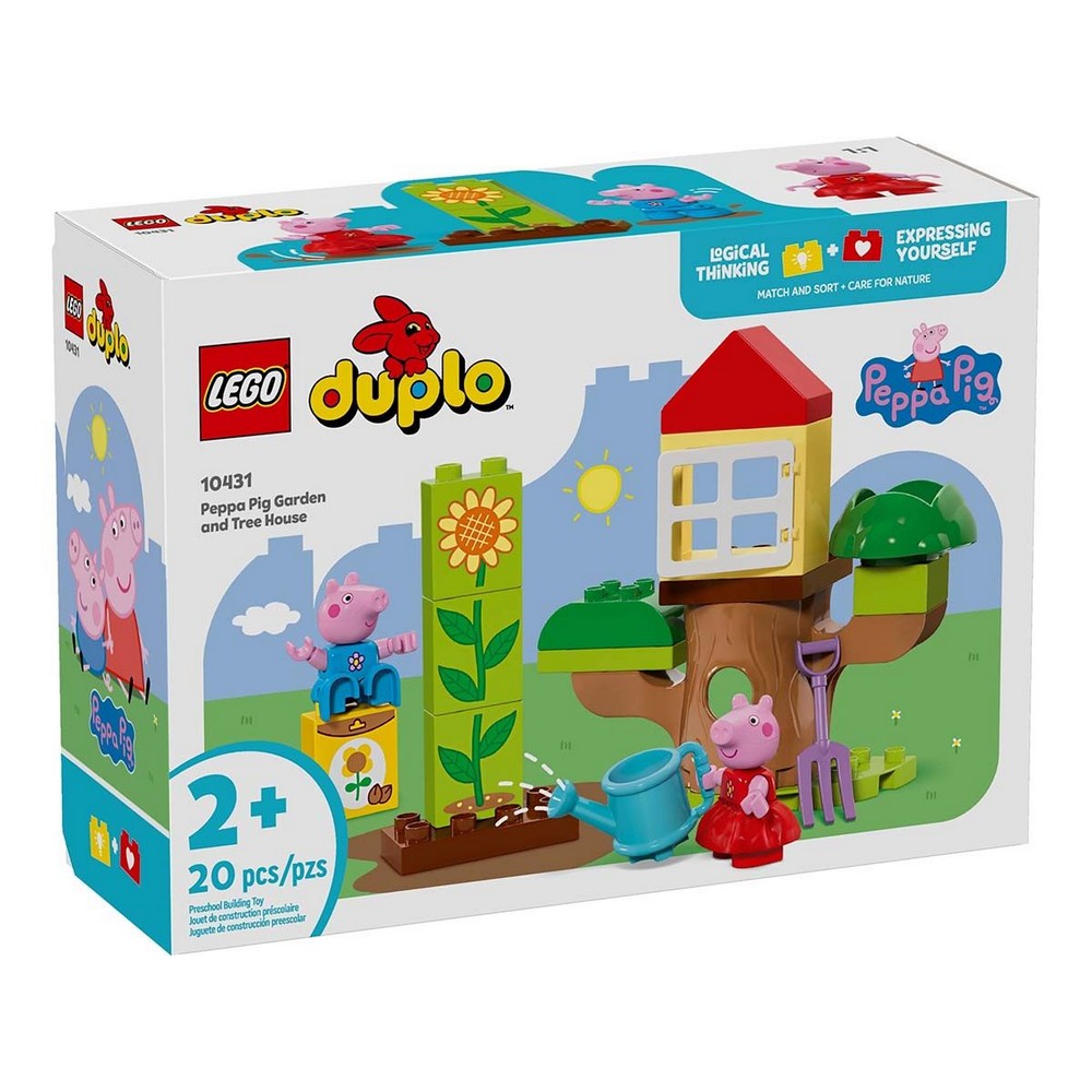 LEGO DUPLO PEPPA PIG GARDEN AND TREE HO 