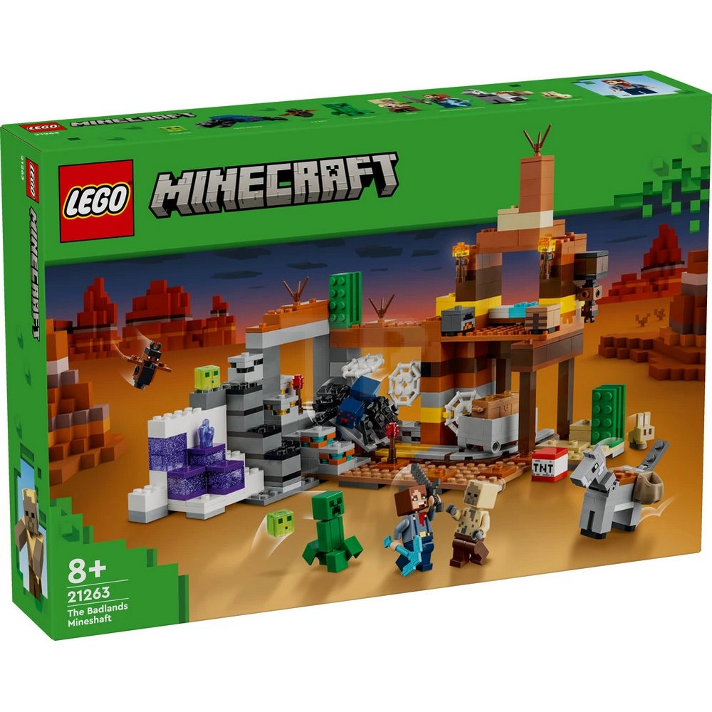 LEGO MINECRAFT THE BADLANDS MINESHAFT 