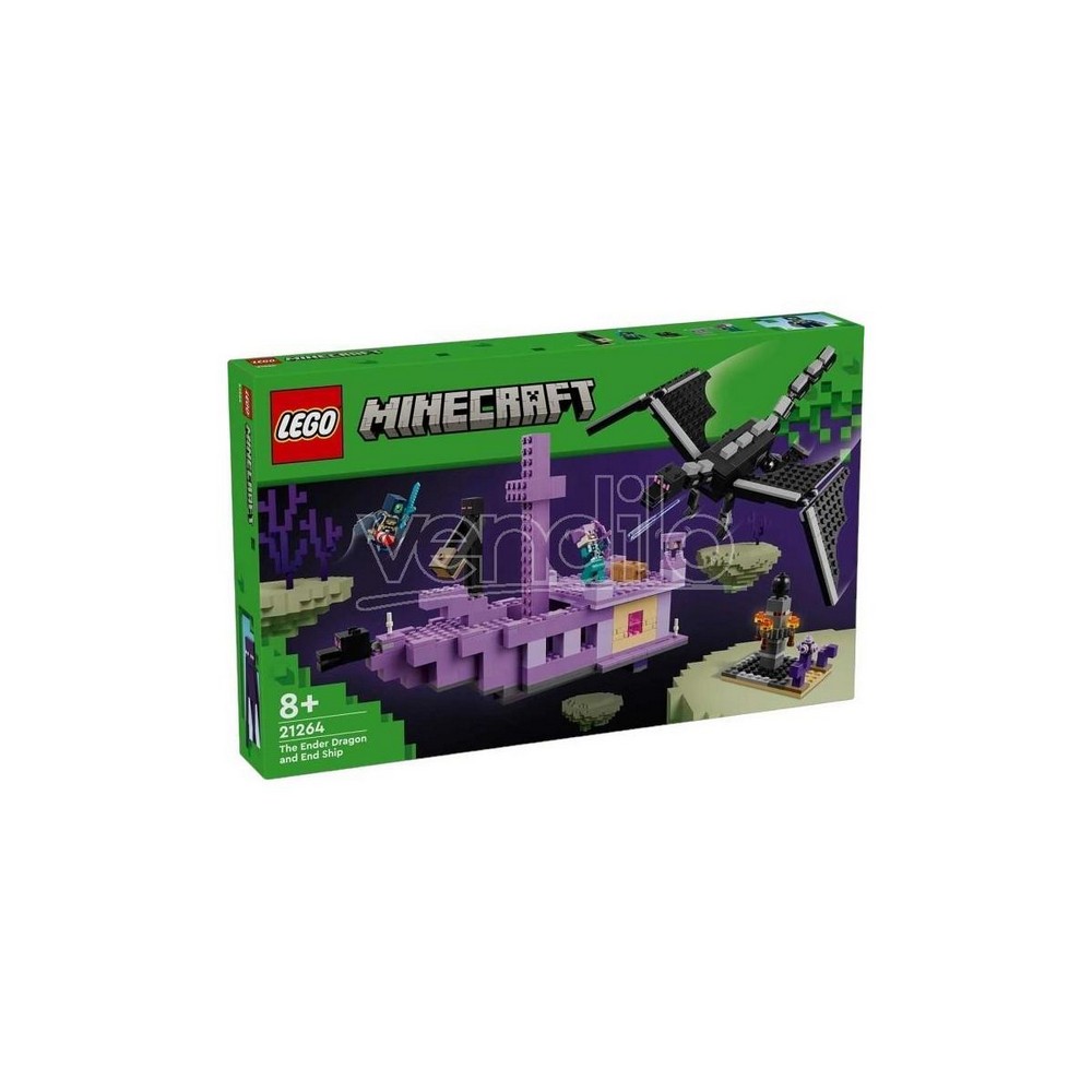 LEGO MINECRAFT THE ENDER DRAGON AND END SHIP 