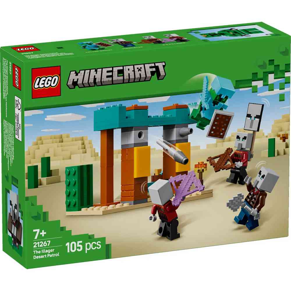 LEGO MINECRAFT THE ILLAGER DESERT PATROL 