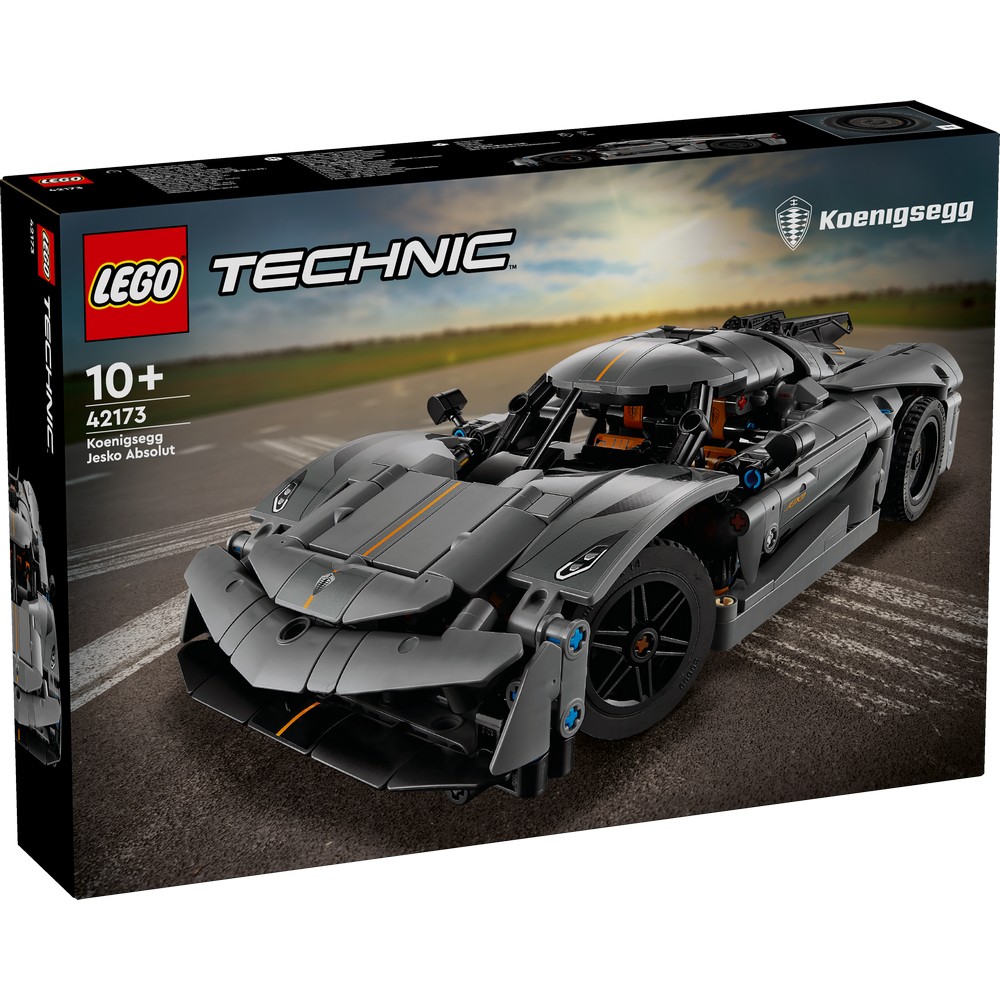 LEGO TECHNIC KOENIGSEGG JESKO ABSOLUT GREY HYPERCAR 