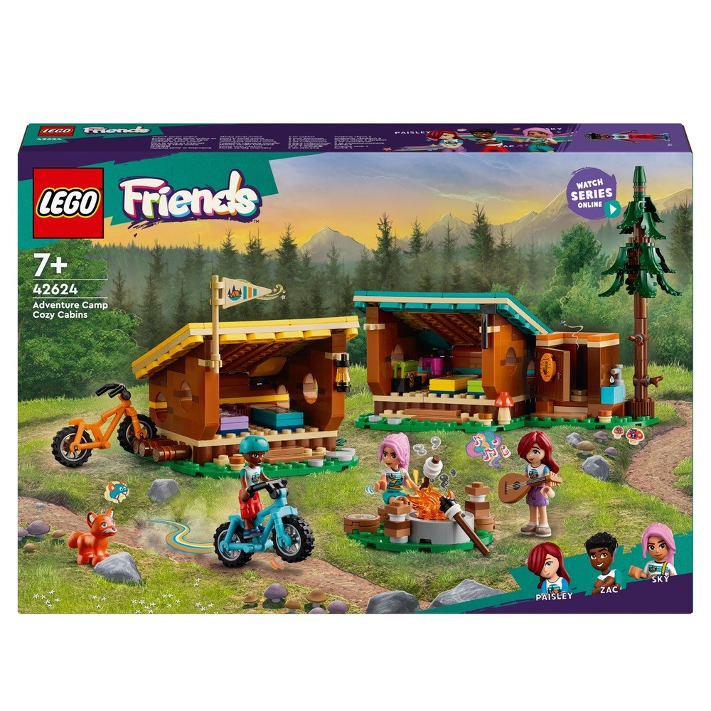 LEGO FRIENDS ADVENTURE CAMP COZY CABINS 