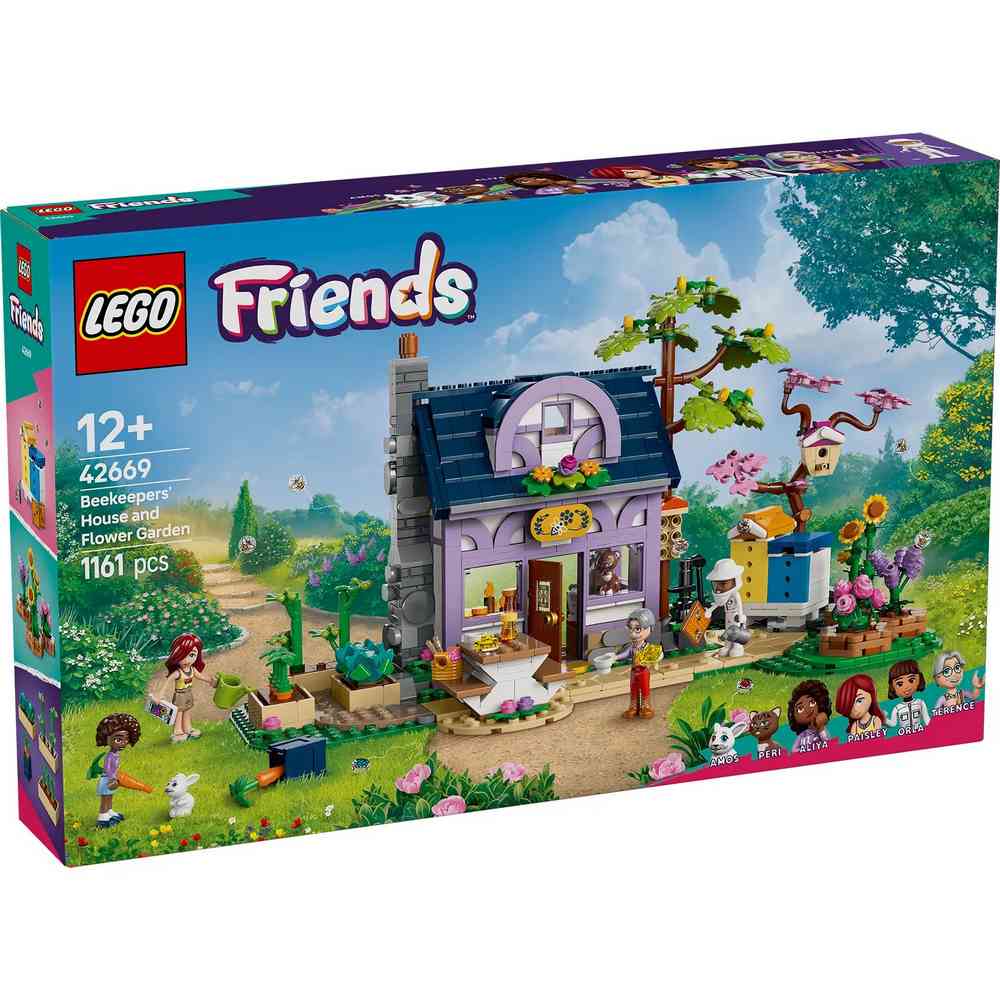 LEGO FRIENDS BEEKEEPERS HOUSE AND FLOWER GARDEN 