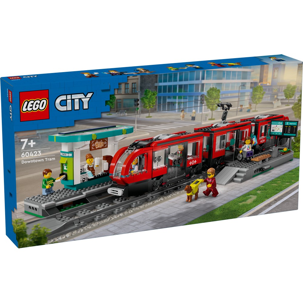 LEGO LEGO CITY DOWNTOWN STREETCAR AND STATION 