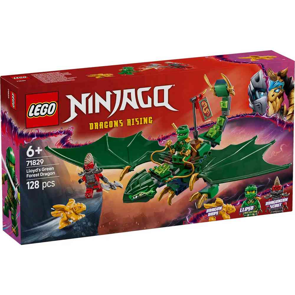 LEGO NINJAGO LLOYDS GREEN FOREST DRAGON 