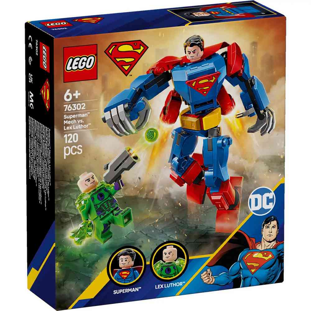 LEGO SUPER HEROES SUPERMAN MECH VS LEX LUTHOR 