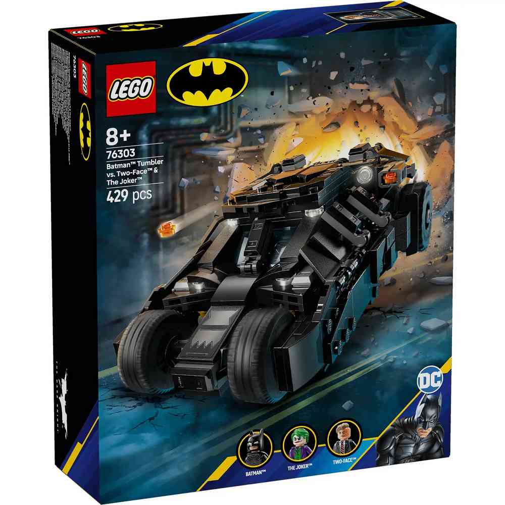 LEGO SUPER HEROES BATMAN TUMBLER VS TWO-FACE  AND  THE JOKE 