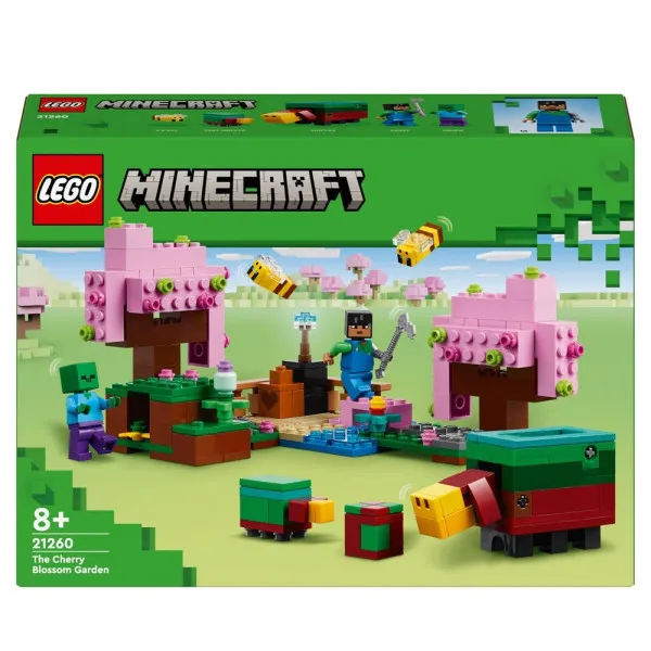 LEGO MINECRAFT THE CHERRY BLOSSOM GARDEN 