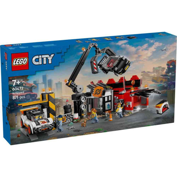 LEGO CITY SCRAPYARD WITH CARS 