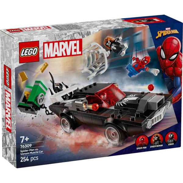 LEGO SUPER HEROES SPIDER-MAN VS VENOM MUSCLE CAR 