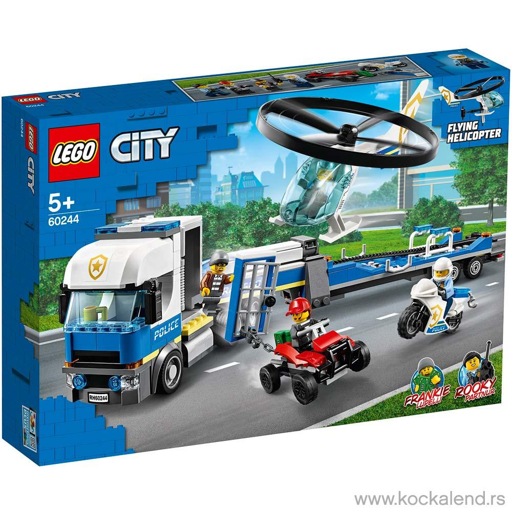 LEGO CITY POLICE HELICOPTER TRANSPORT LE60244 | Kockalend internet  prodavnica