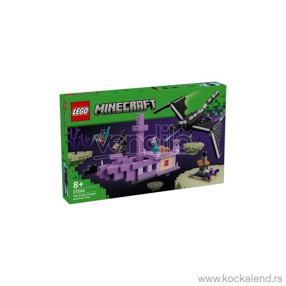 LEGO MINECRAFT THE ENDER DRAGON AND END SHIP 