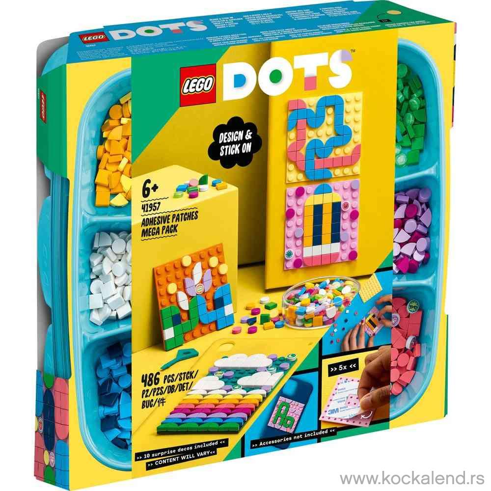 LEGO DOTS ADHESIVE PATCHES MEGA PACK LE41957 Kockalend internet