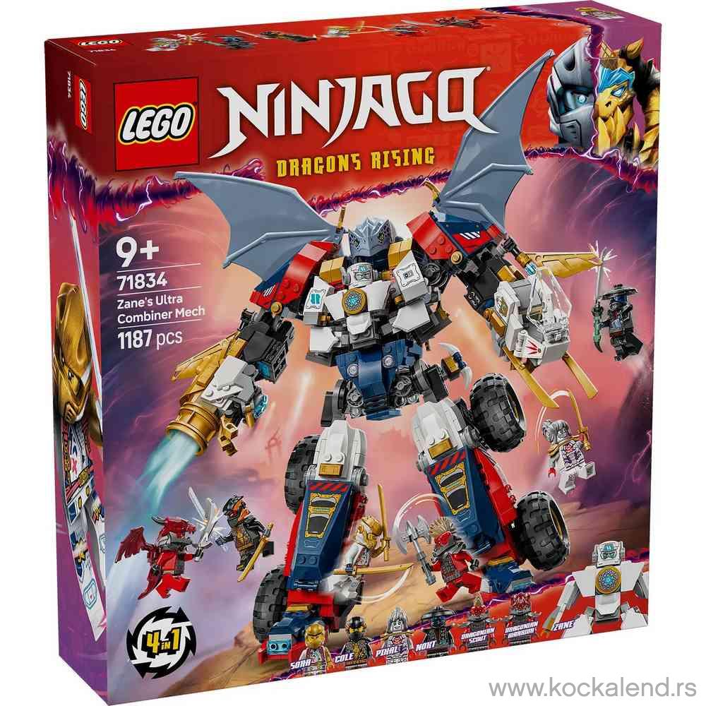 LEGO NINJAGO ZANES ULTRA COMBINER MECH 