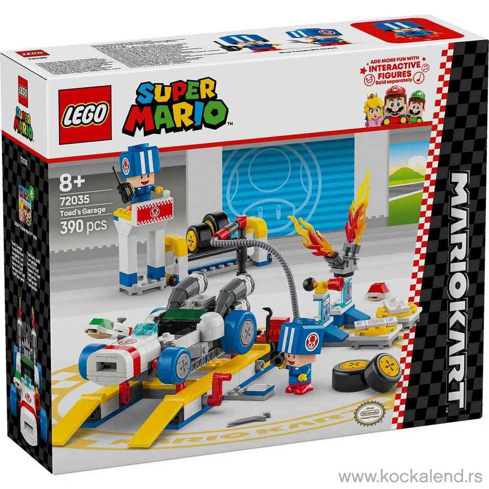 LEGO SUPER MARIO MARIO KART – TOADS GARAGE 