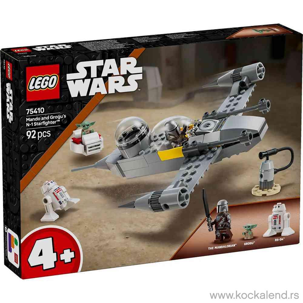 LEGO STAR WARS TM MANDO AND GROGUS N-1 STARFIGHTER 